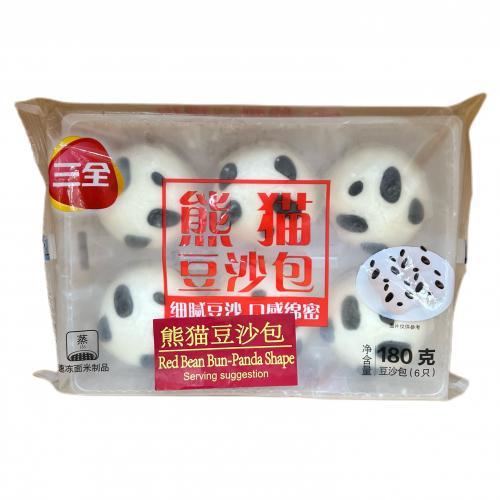 三全熊猫豆沙包6pcs/180g