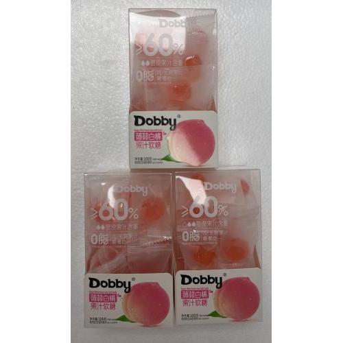 Dobby 白桃果汁软糖 100g