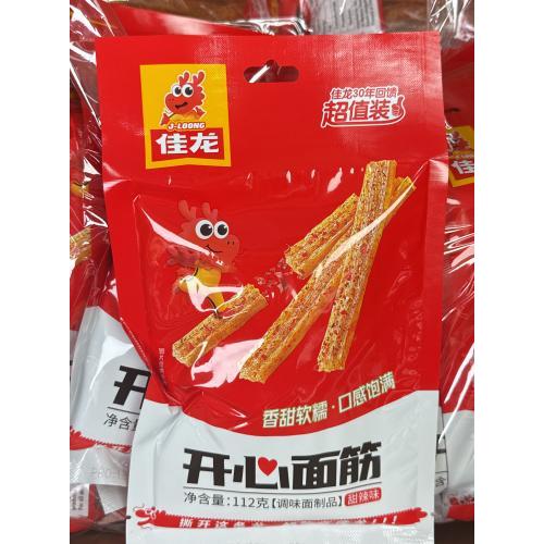佳龙开心面筋（甜辣味）112克
